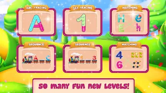 Learn ABC Alphabets & 123 Game Captura de pantalla 2