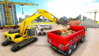 City Construction Truck Games Ảnh chụp màn hình 2