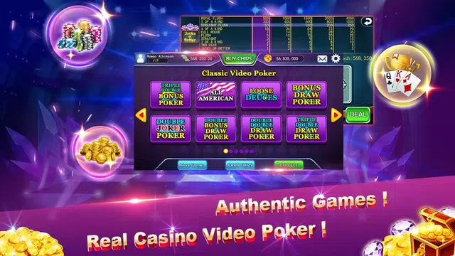 Video Poker: Classic Casino ဖန်သားပြင်ဓာတ်ပုံ 3