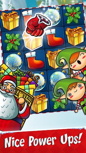 Xmas Swipe - Match 3 Game Ảnh chụp màn hình 1