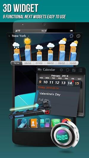 Schermata Next Launcher 3D Shell 3