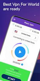 PooL Vpn - Super Fast Vpn स्क्रीनशॉट 0