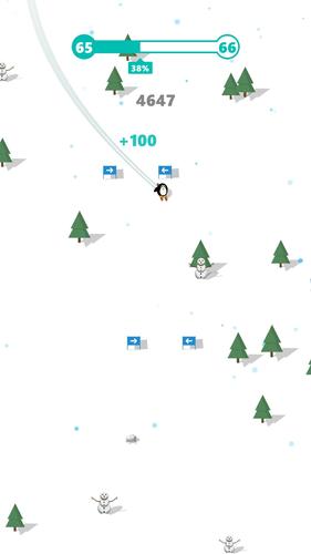 Ski Penguin Captura de pantalla 1