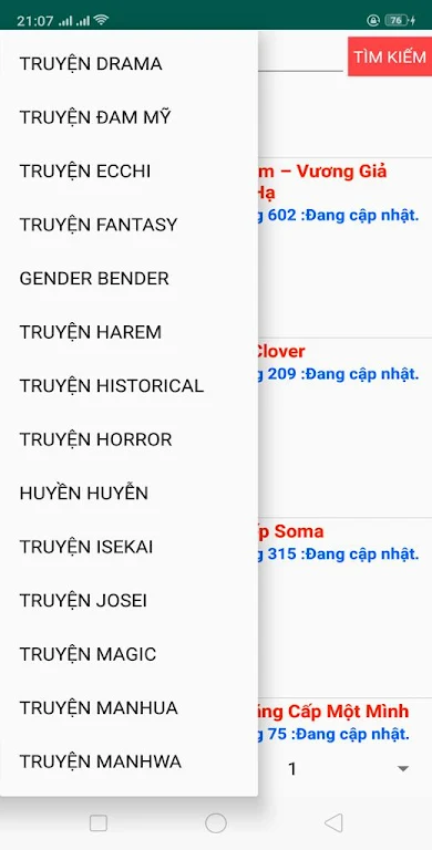 Truyen tranh online 3.0 Screenshot 1