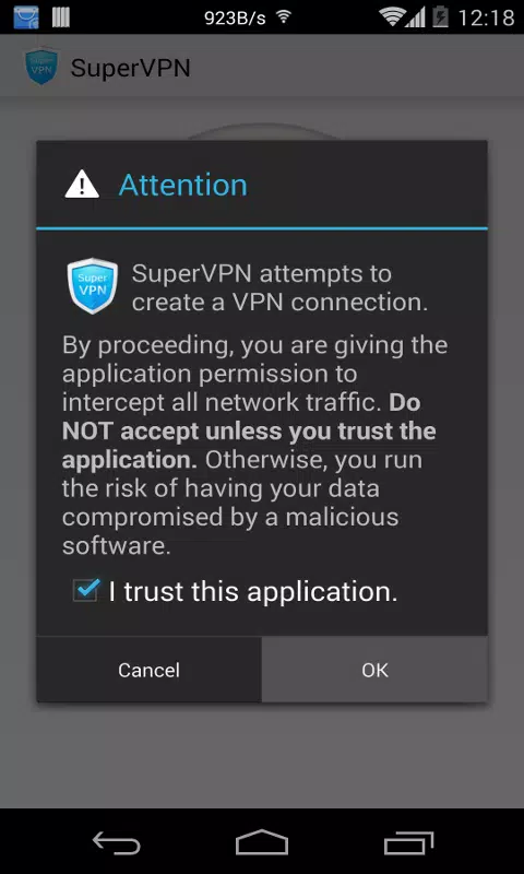 SuperVPN Pro Captura de pantalla 0