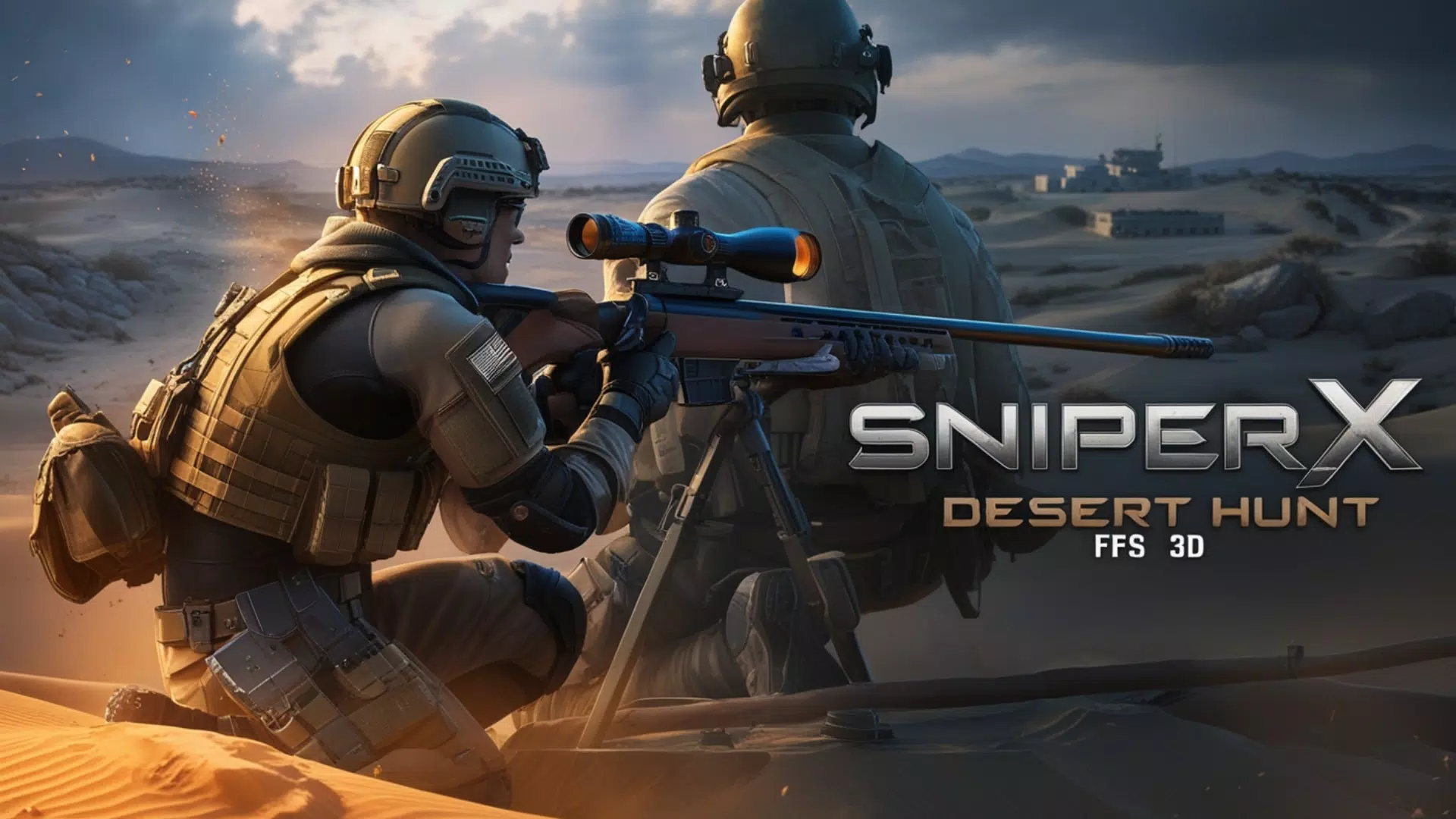 Sniper X : Desert Hunt FPS 3D Screenshot 1