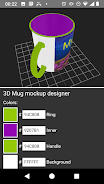 3D Mug Mockup Designer Zrzut ekranu 3