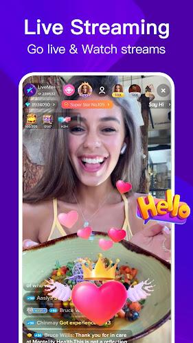 LiveMe+: Live Stream & Go Live ภาพหน้าจอ 0