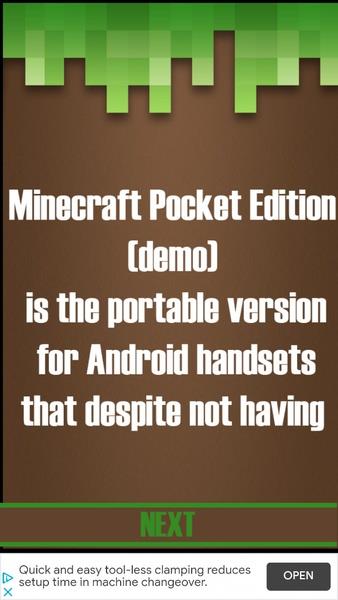 Minecraft Pocket Edition 2018 Guide Tangkapan skrin 0