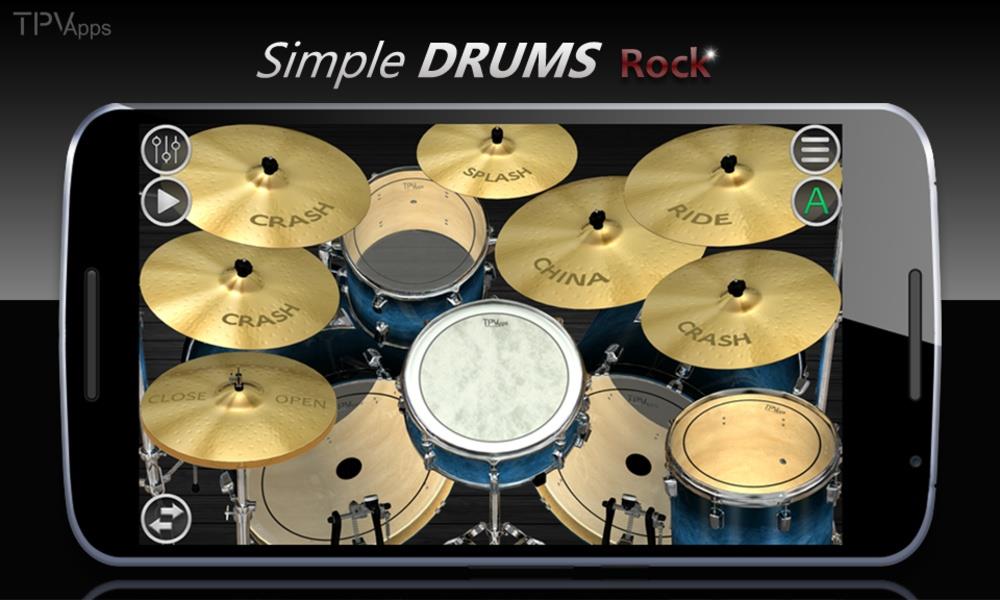 Simple Drums Rock - ドラムセット スクリーンショット 2