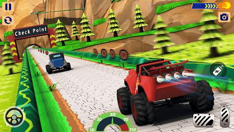 Monster Truck Racing: Car Game Tangkapan skrin 1