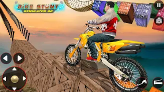 Bike Stunt 3D Simulator Games 스크린샷 2