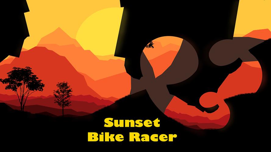 Sunset Bike Racer - Motocross Capture d'écran 0