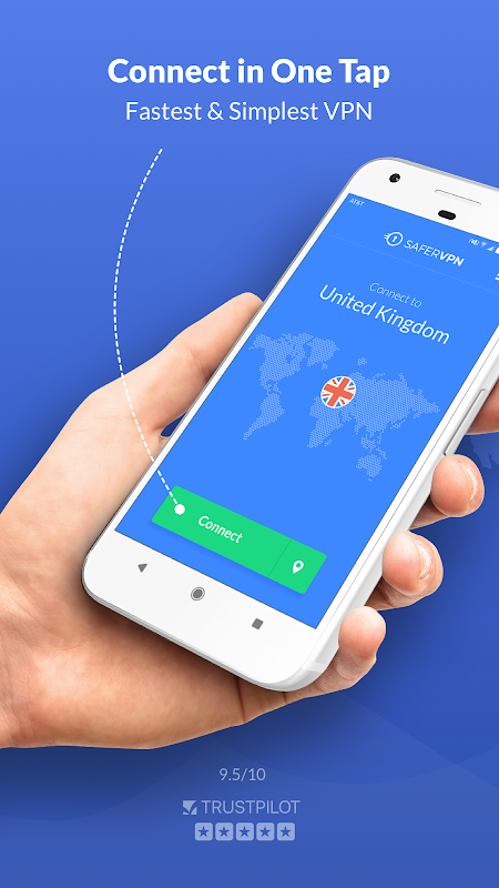 Free VPN Proxy & Hotspot WiFi security - SaferVPN স্ক্রিনশট 0