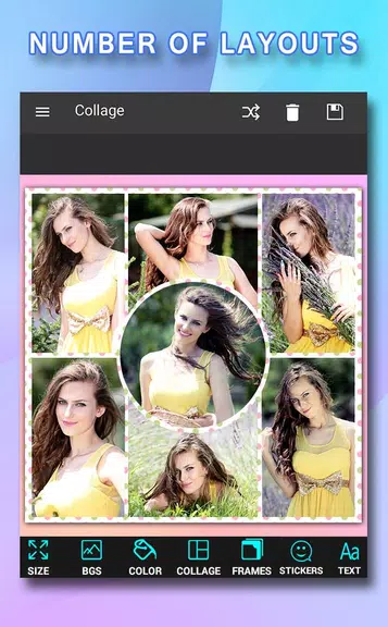 Pic Frames Collage ဖန်သားပြင်ဓာတ်ပုံ 1
