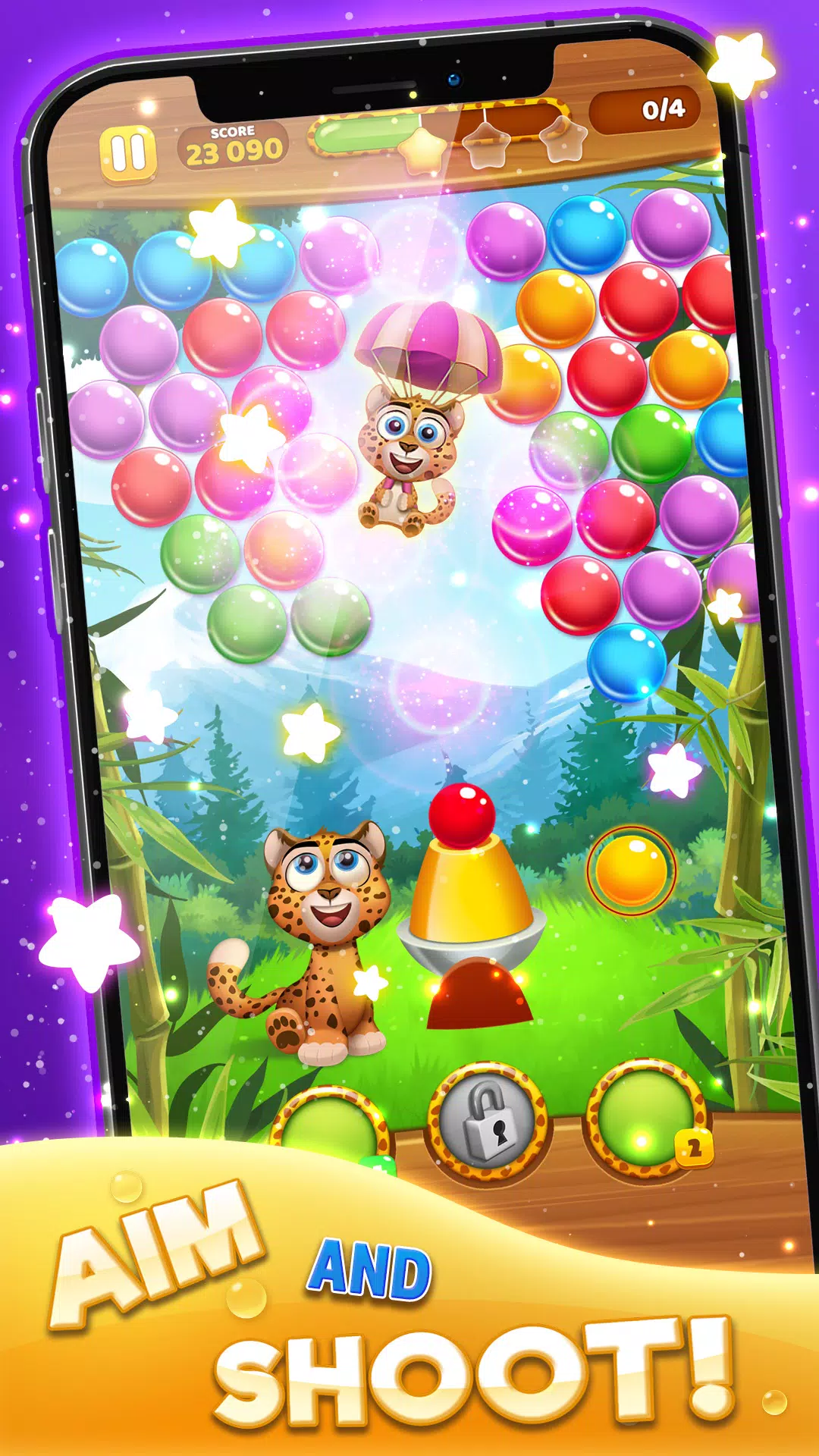 Bubble Pop: Wild Rescue स्क्रीनशॉट 1