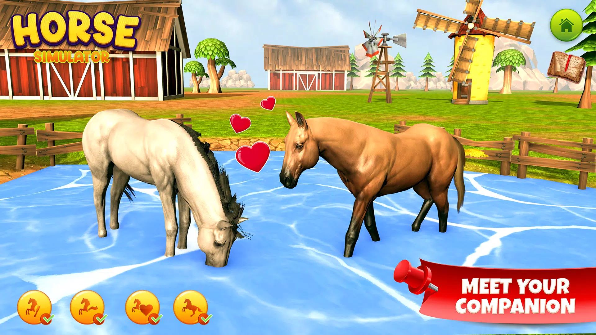 Horse Simulator Family Game 3D Schermafbeelding 2