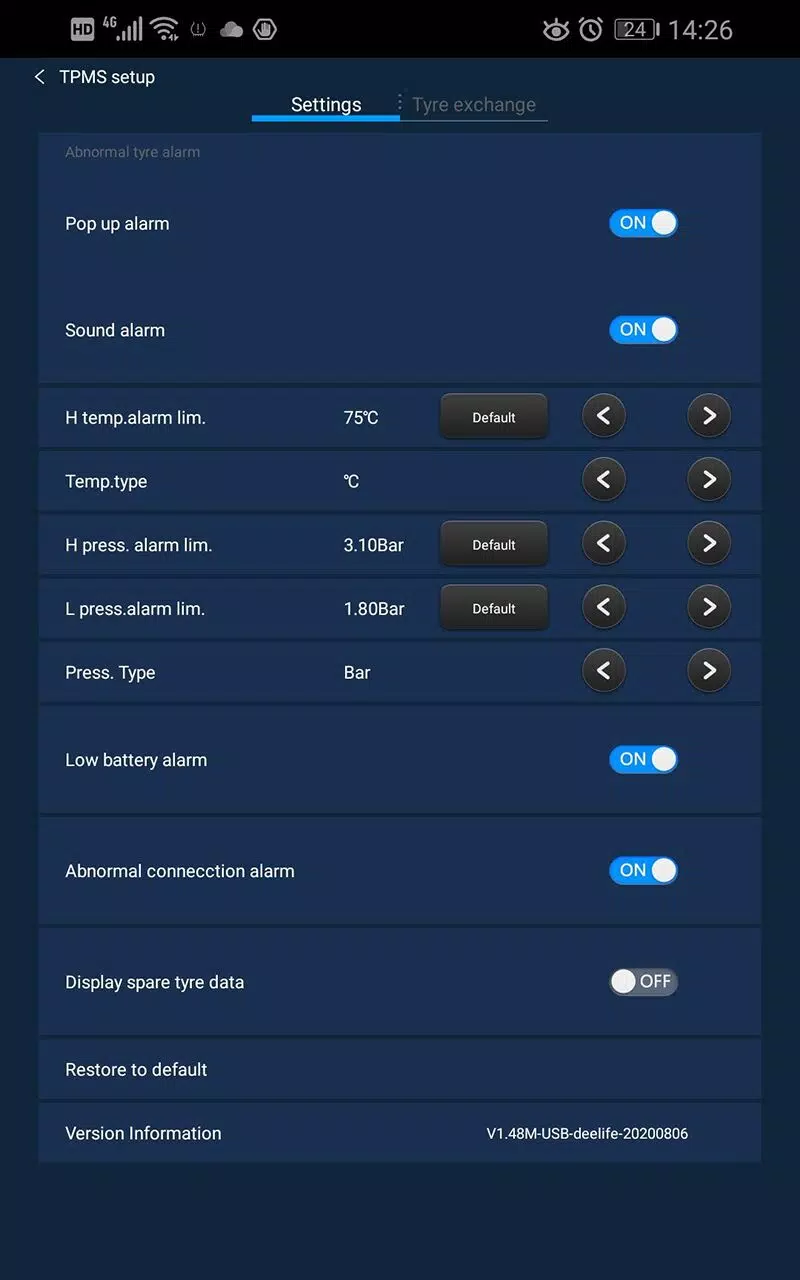 Deelife TPMS for MU7J MU9F Captura de tela 0