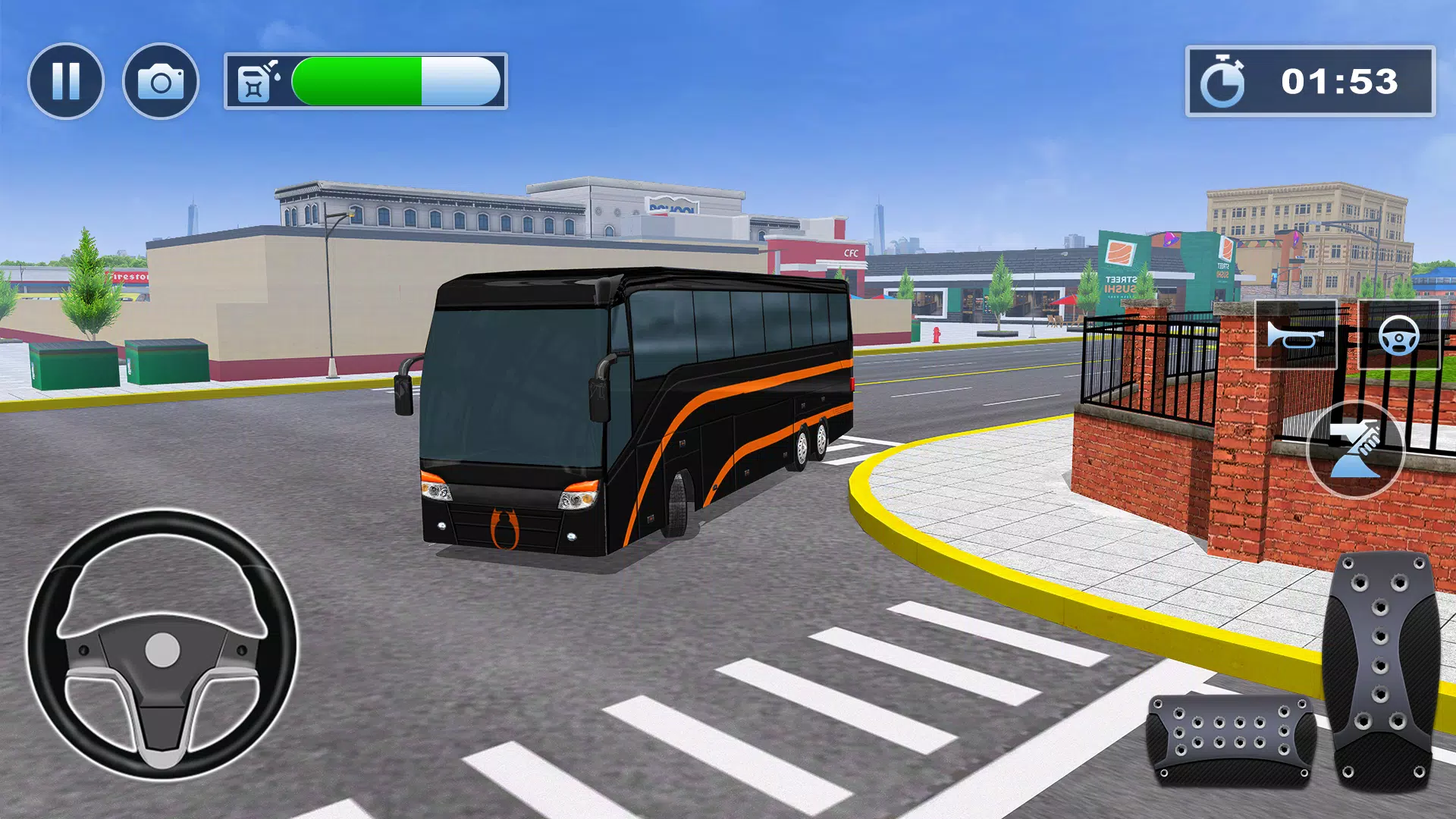 Bus Simulator : 3D Bus Games ภาพหน้าจอ 2