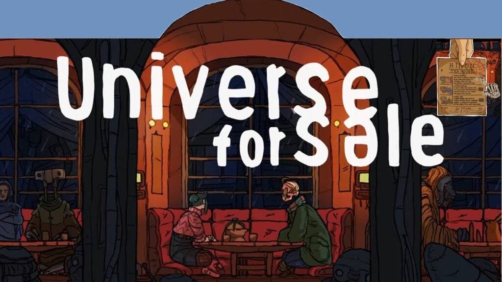 Universe for Sale est un nouveau roman visuel se déroulant dans un bazar bizarre sur la planète Jupiter