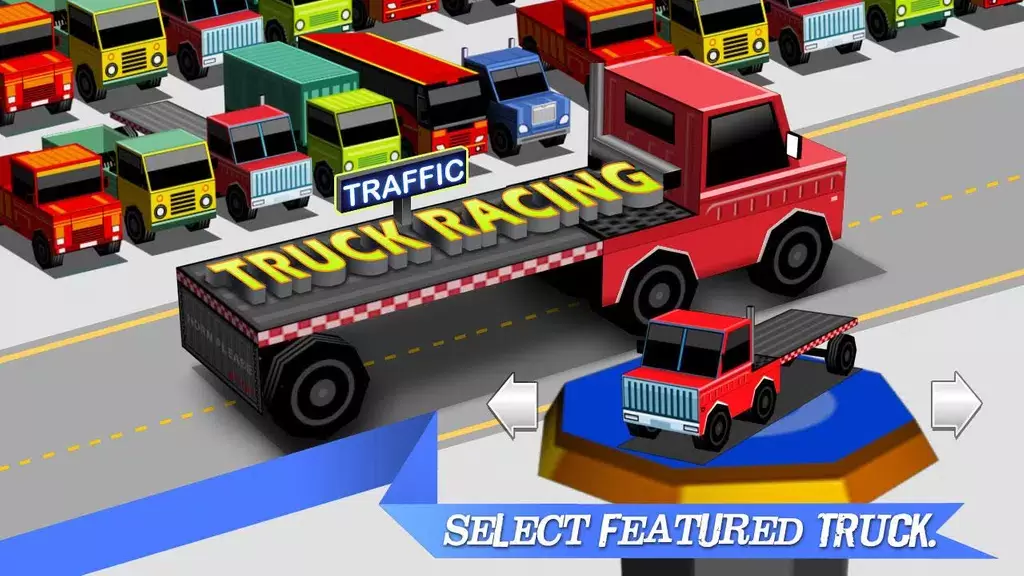 Truck Traffic Racing3D Скриншот 0