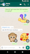 Animated Emojis WAStickerApps Ekran Görüntüsü 2