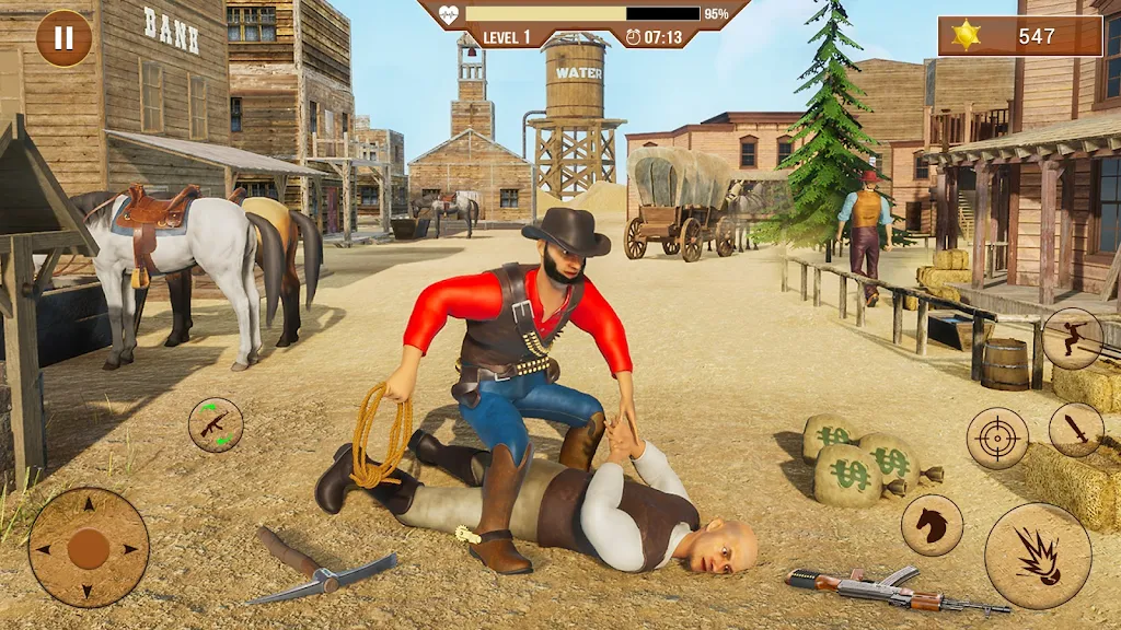 West Cowboy Shooting Games 3D Zrzut ekranu 1