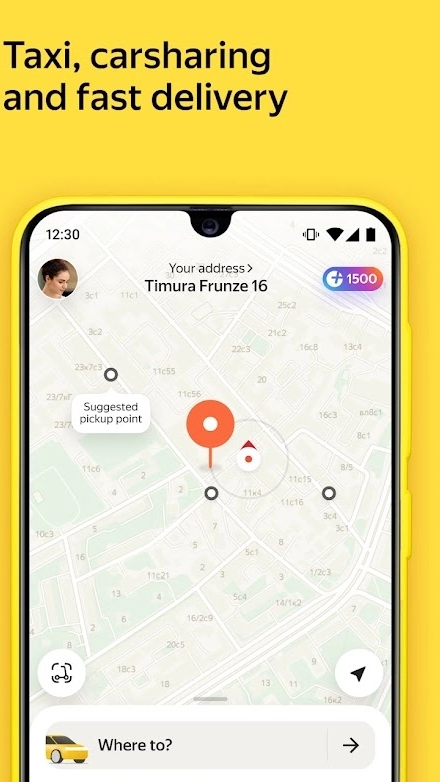 Yandex Go: taxi and delivery應用截圖第1張