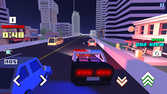 Blocky Car Racer - racing game Schermafbeelding 1