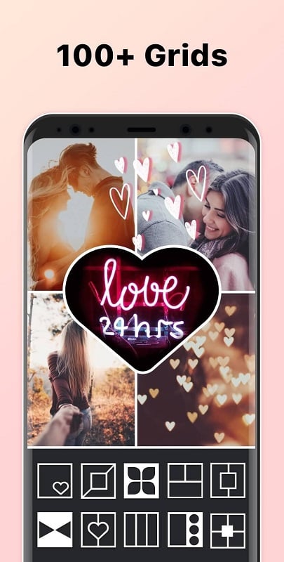 Photo Collage Maker & Grid Tangkapan skrin 0