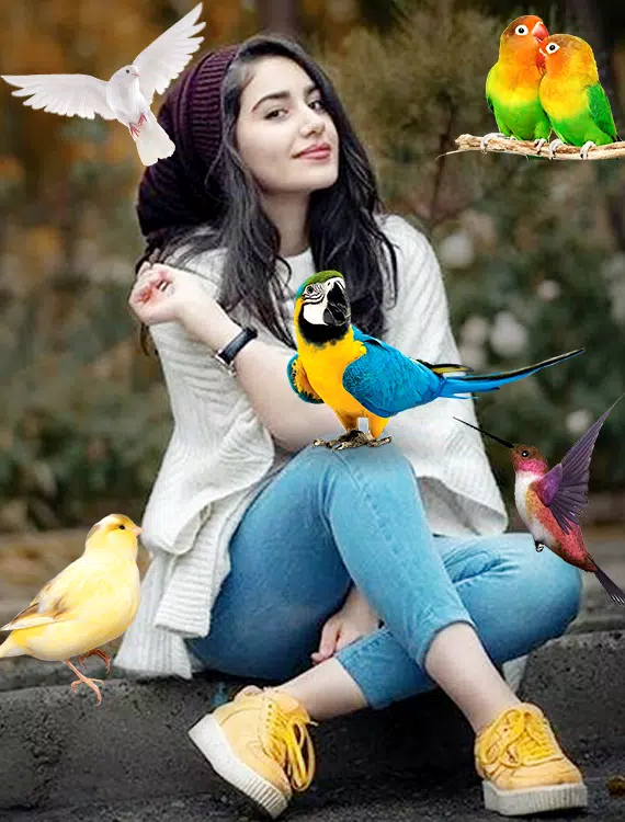 Birds Photo frame : Bird photo 스크린샷 1