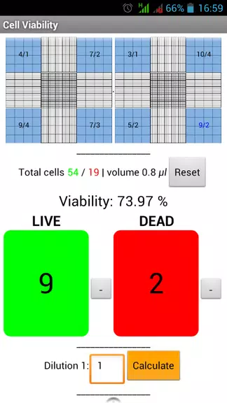 Cells Calculator ภาพหน้าจอ 3