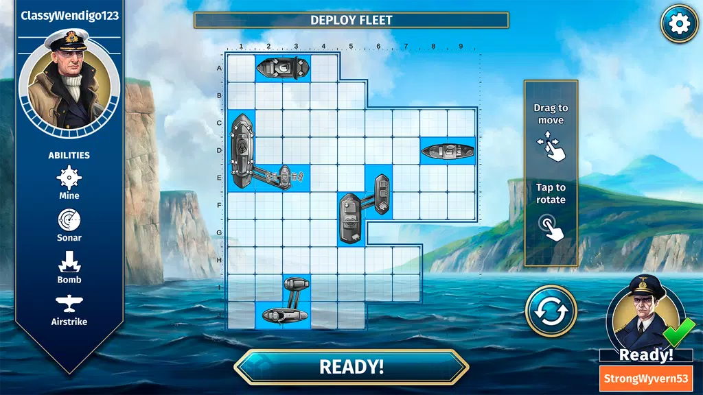 BATTLESHIP - Multiplayer Game Captura de tela 2