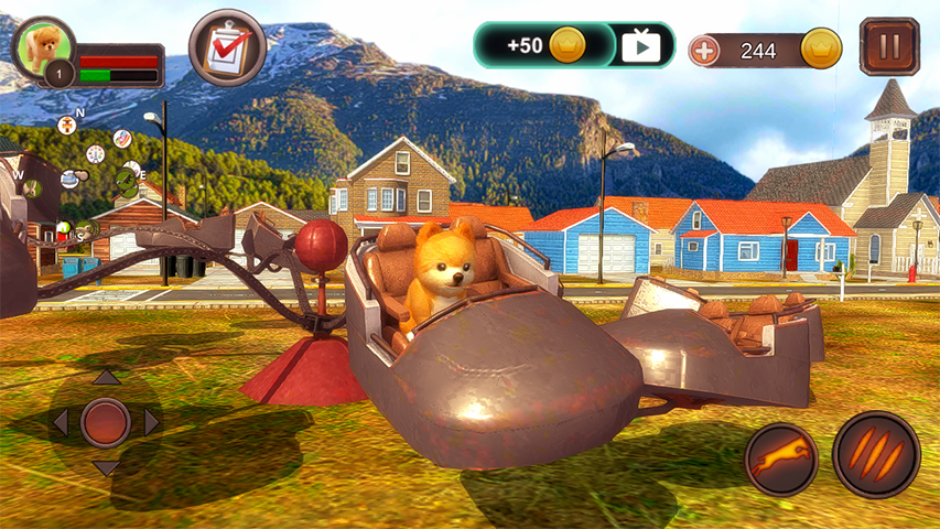 Pomeranian Dog Simulator ဖန်သားပြင်ဓာတ်ပုံ 3