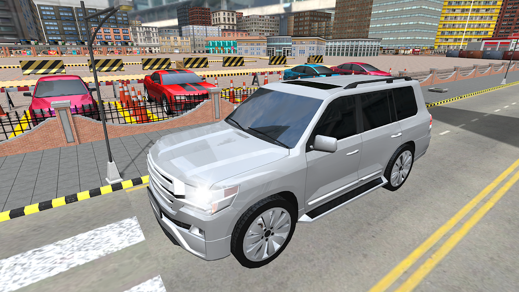 Prado Car Parking Driving Game 스크린샷 0