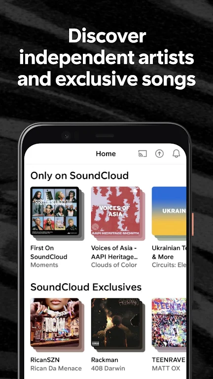 SoundCloud – музыка и звук Скриншот 0