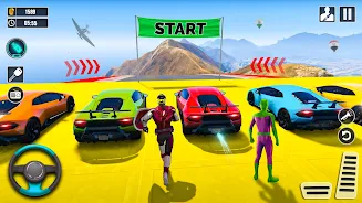 GT Car Stunt Game:Car Games 3D Schermafbeelding 0