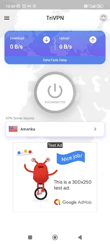 Tri VPN - Fast & Secret Ekran Görüntüsü 1