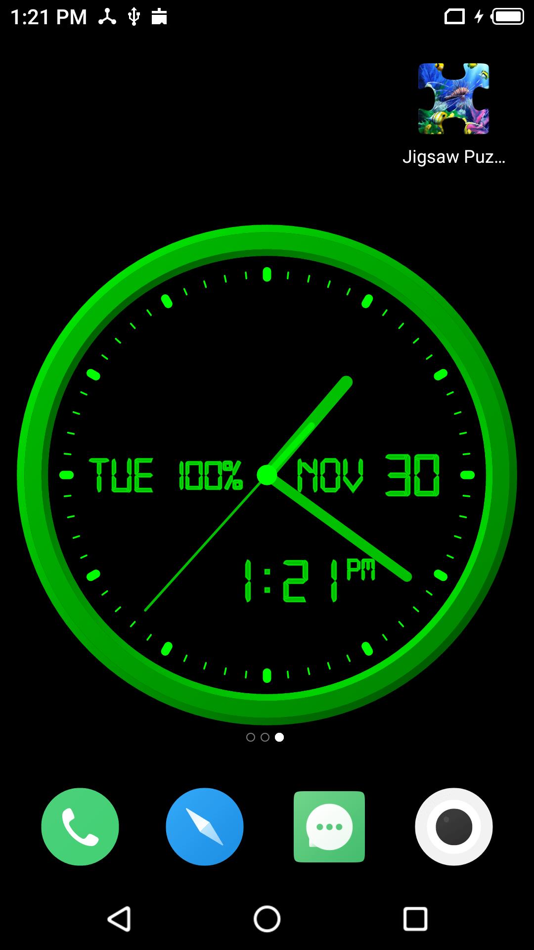 Analog Clock-7 Mobile Captura de pantalla 2