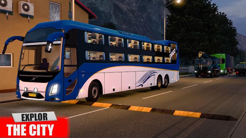 Euro Coach Bus Driving Games Capture d'écran 0