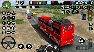 Offroad Coach Bus Simulator 3D Captura de pantalla 1