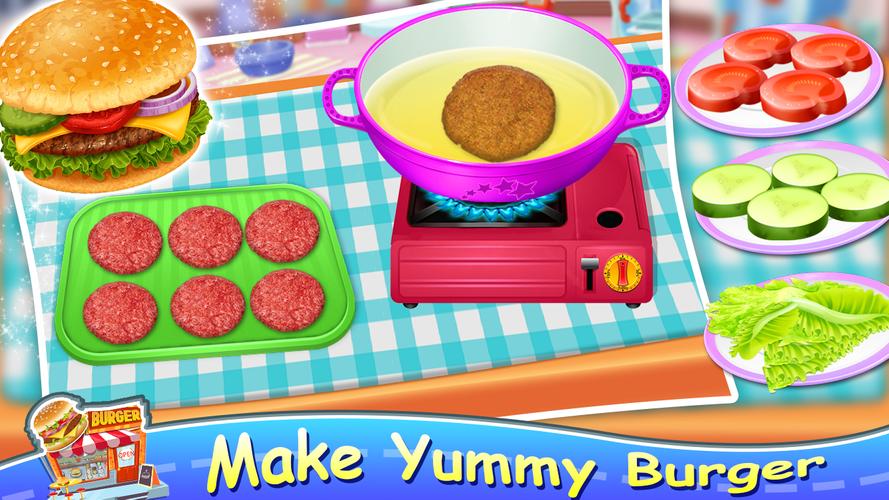 Pizza Burger - Cooking Games Capture d'écran 1