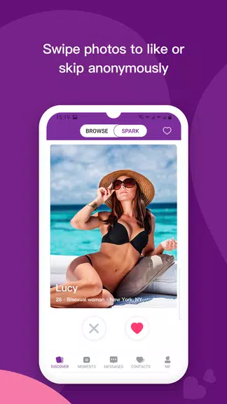 Les: Lesbian Dating & Chat App Captura de tela 1