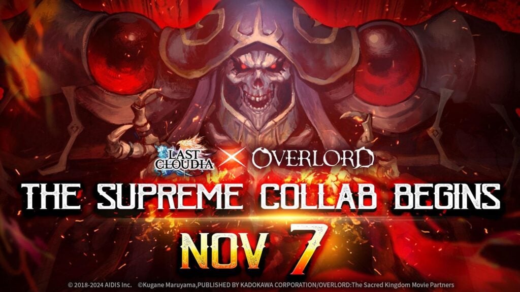 Overlord Collaboration Lands in LAST CLOUDIA!