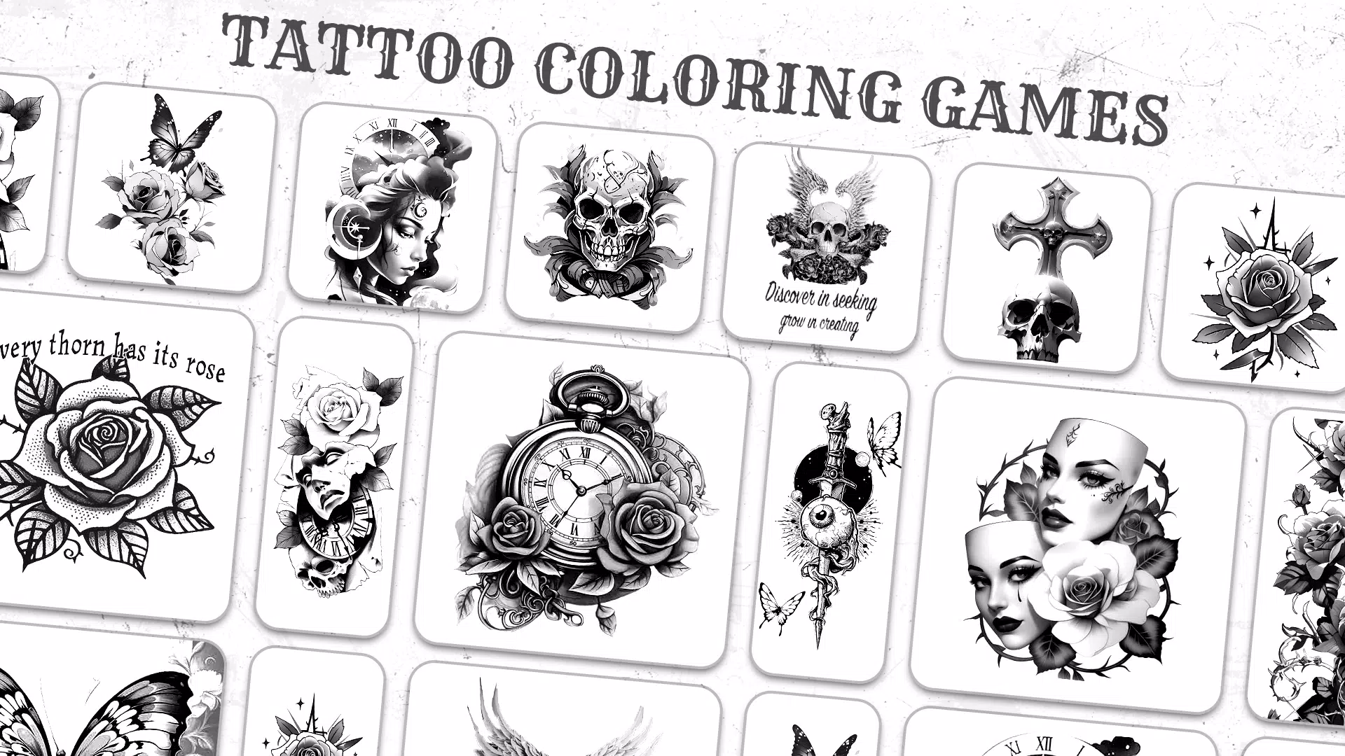 Tattoo Coloring games 스크린샷 1