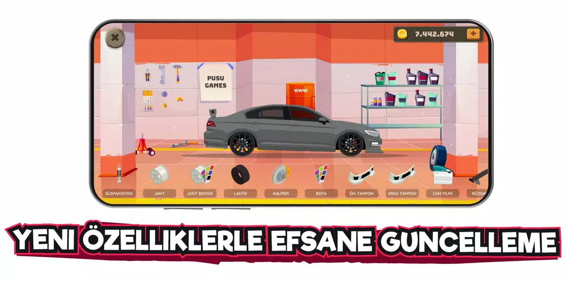 2d Car Series Tuning Game Captura de pantalla 0