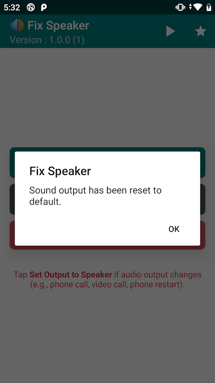 Fix Speaker - Disable Earphone Zrzut ekranu 2