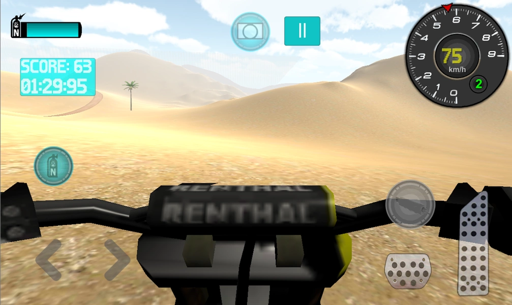 Desert Motocross Rally Captura de pantalla 0