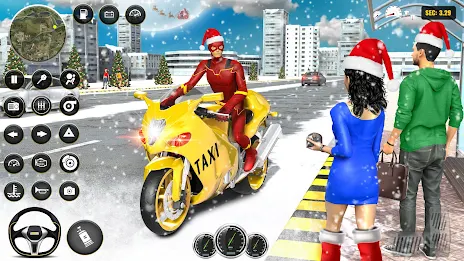 Superhero Bike Taxi: Bike Game應用截圖第0張