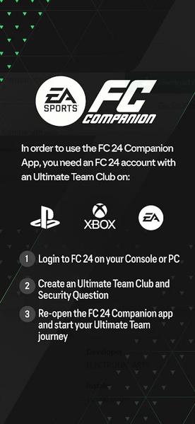 EA SPORTS™ FC 24 Companion Captura de tela 0